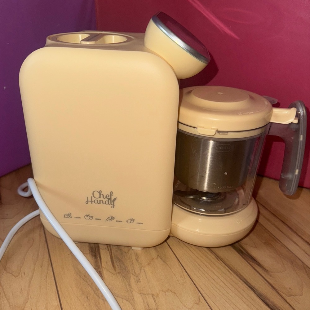 Chef Handy Baby Food Maker Processor Steamer Blender Auto Blend Sterilize